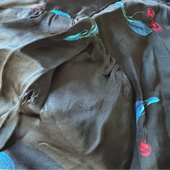 Cynthia Rowley Seabreeze Black Cherry Print Maxi Dress 17515 - Picture 11 of 13